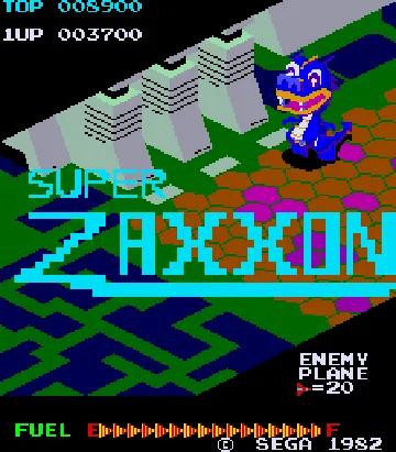 Super Zaxxon screen shot title